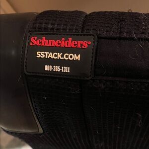 Schneiders Black Equestrian western saddle pad dura tech